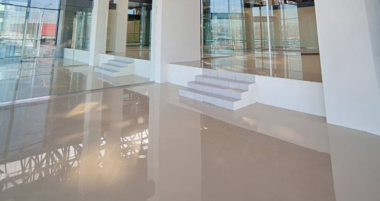 Glossy flooring