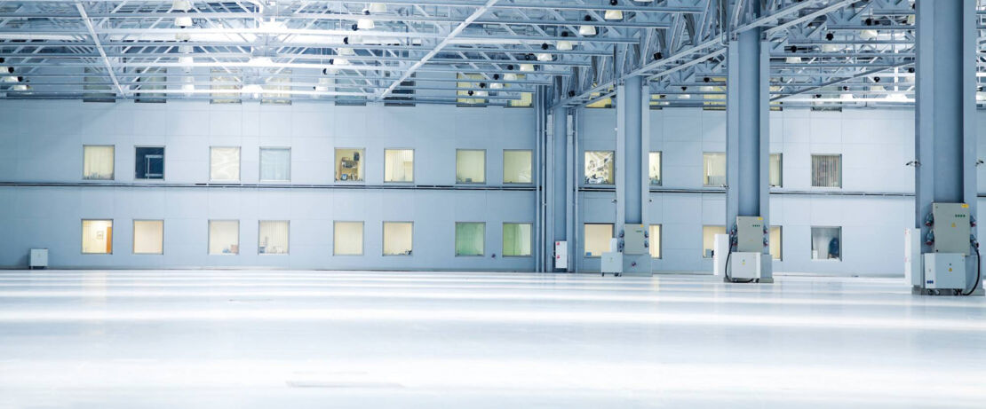 Glossy flooring in a hall